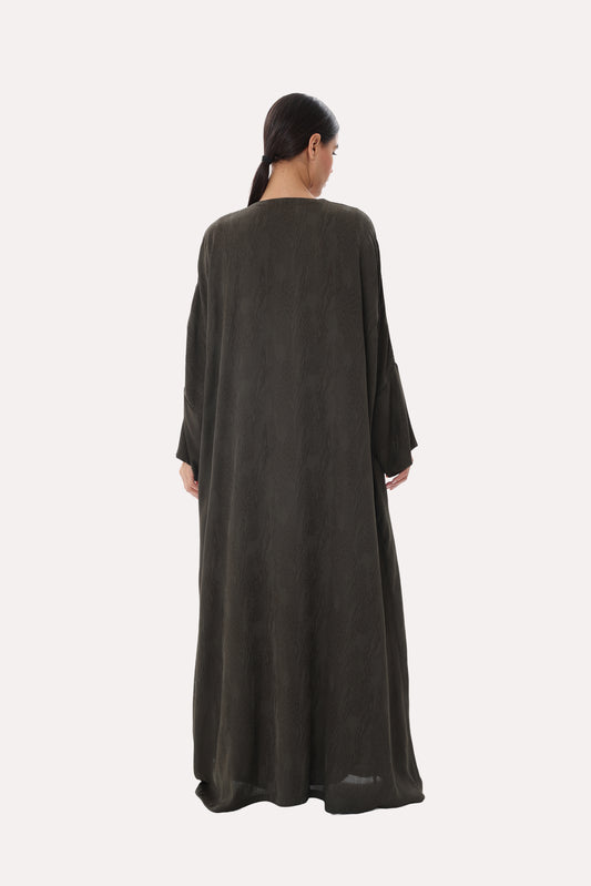 Savannah Jacquard Bisht Abaya