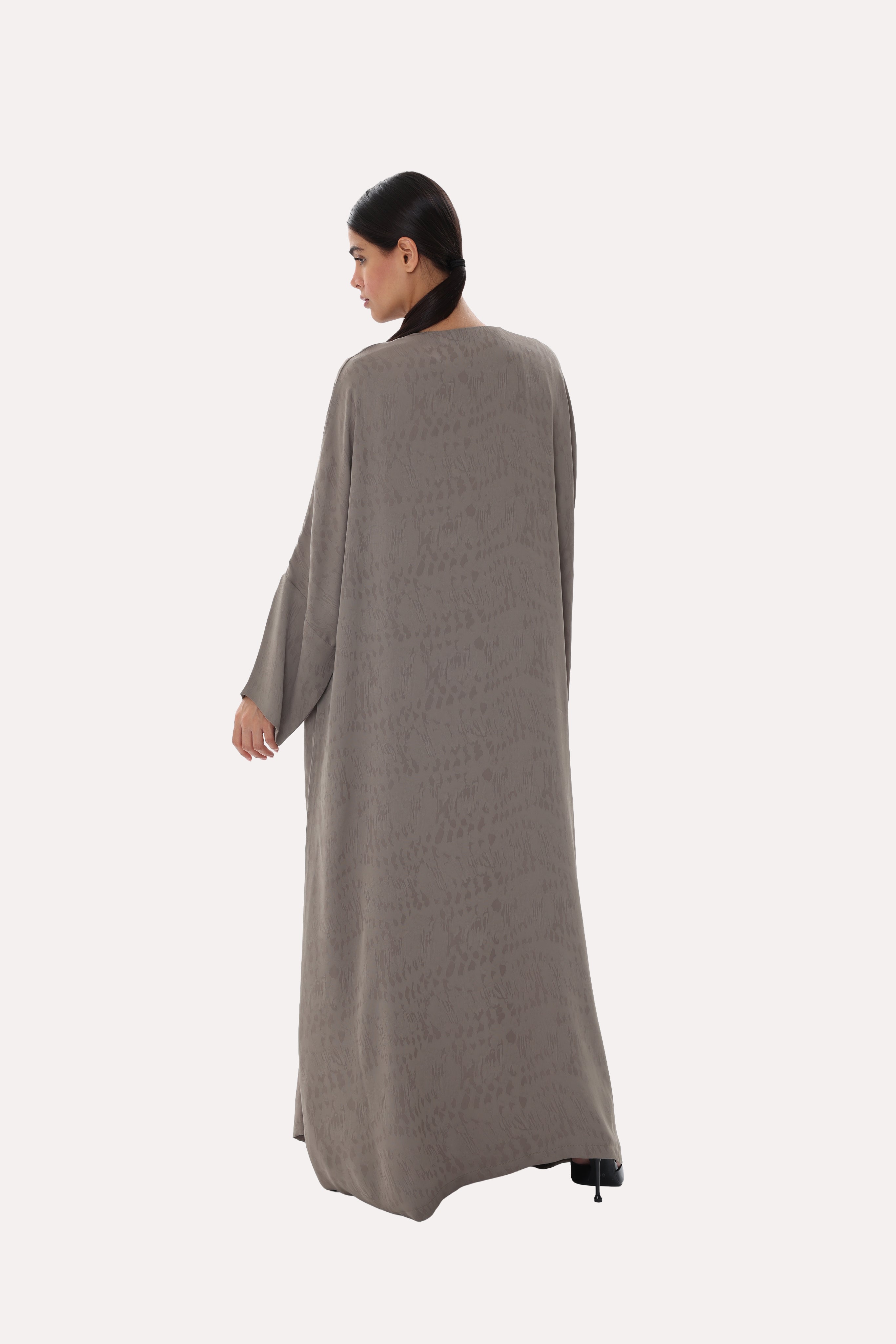 Savannah Jacquard Bisht Abaya