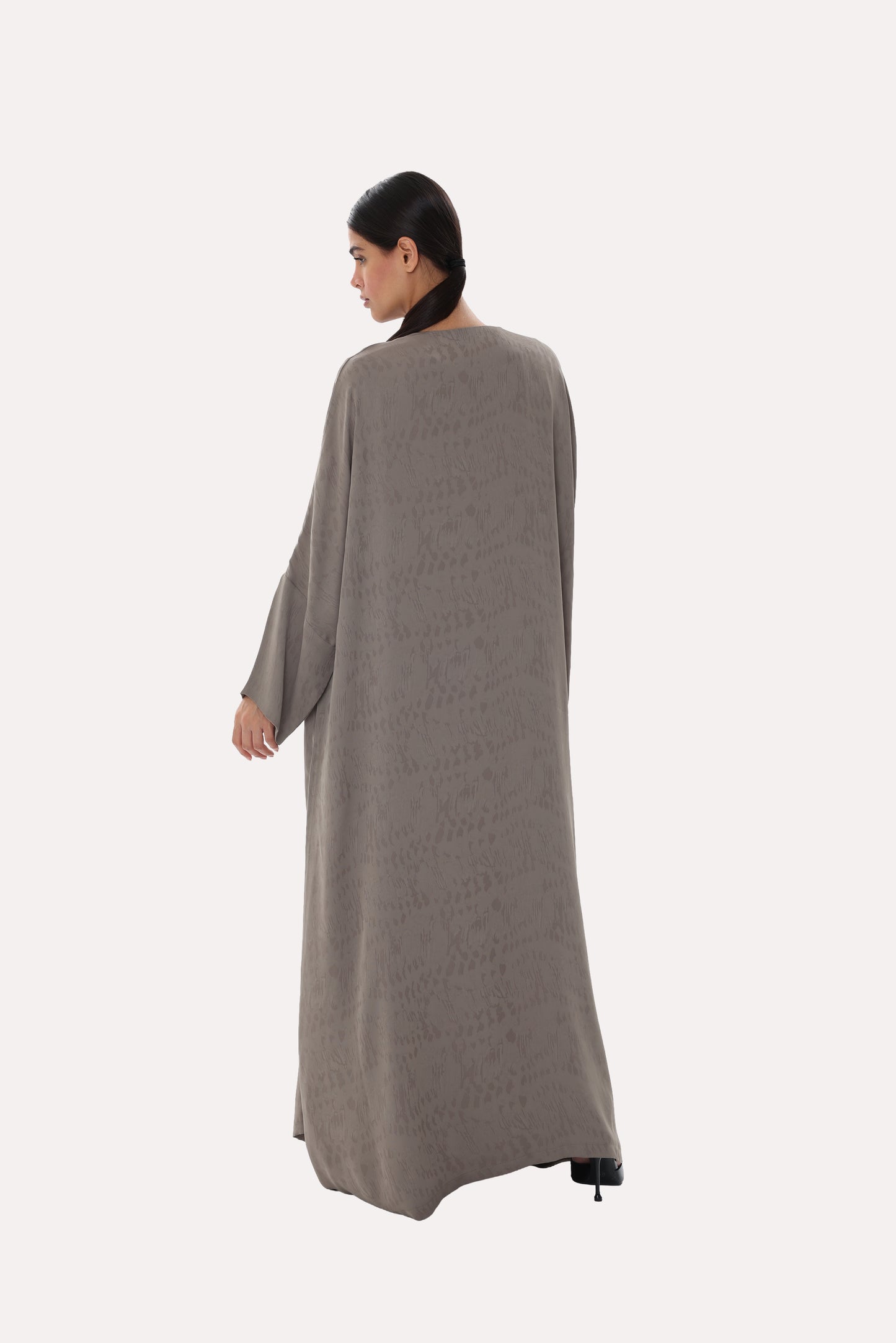 Savannah Jacquard Bisht Abaya