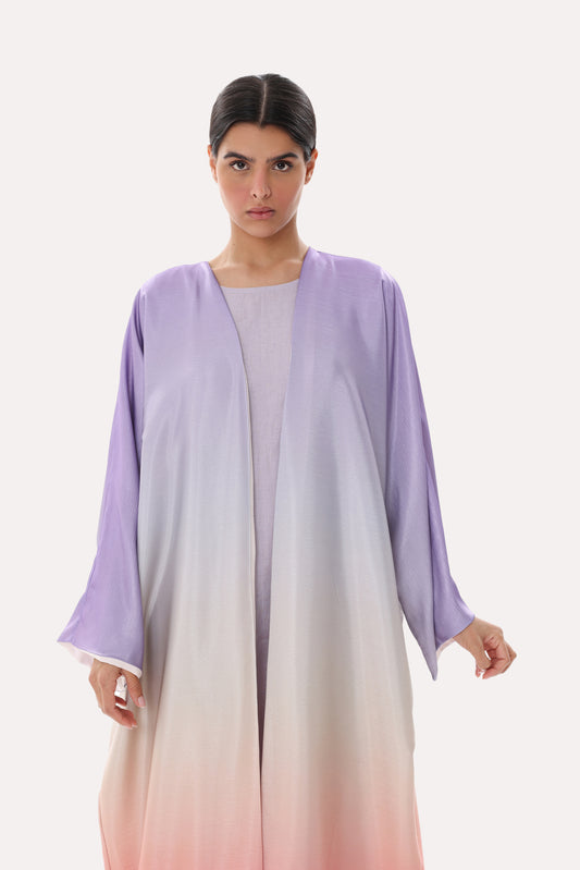 Sunset Ombre Bisht Abaya