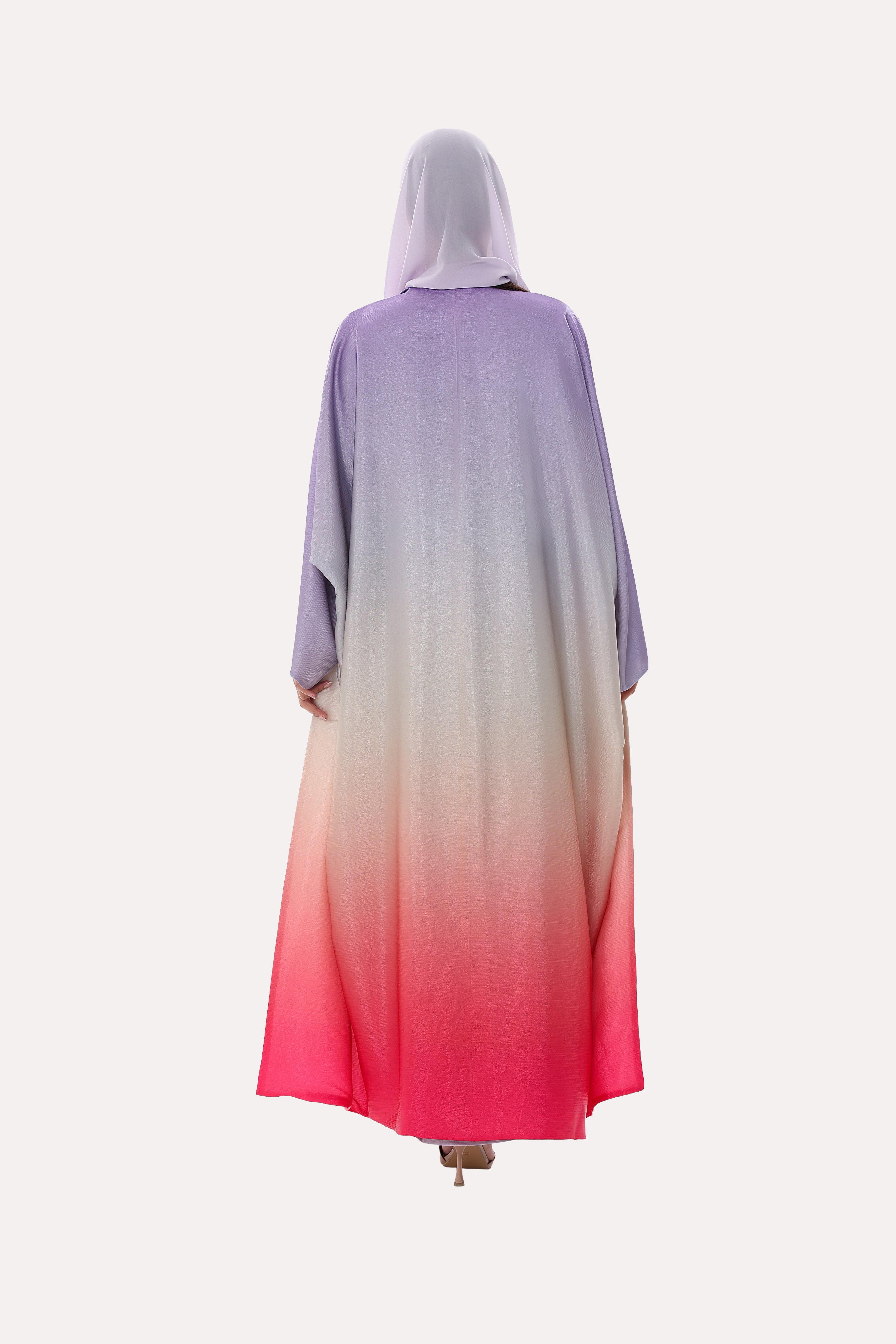 Sunset Ombre Bisht Abaya
