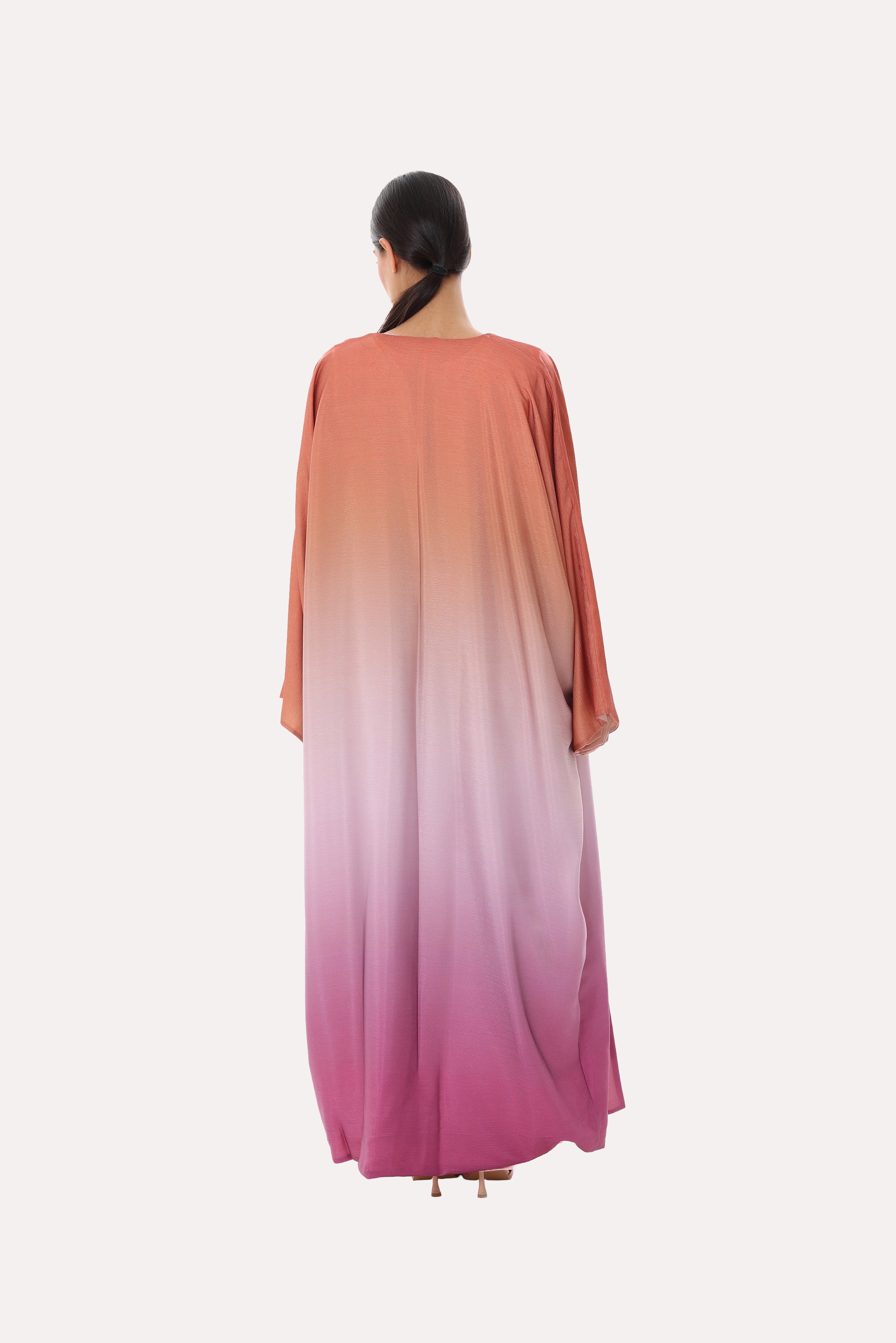 Sunset Ombre Bisht Abaya