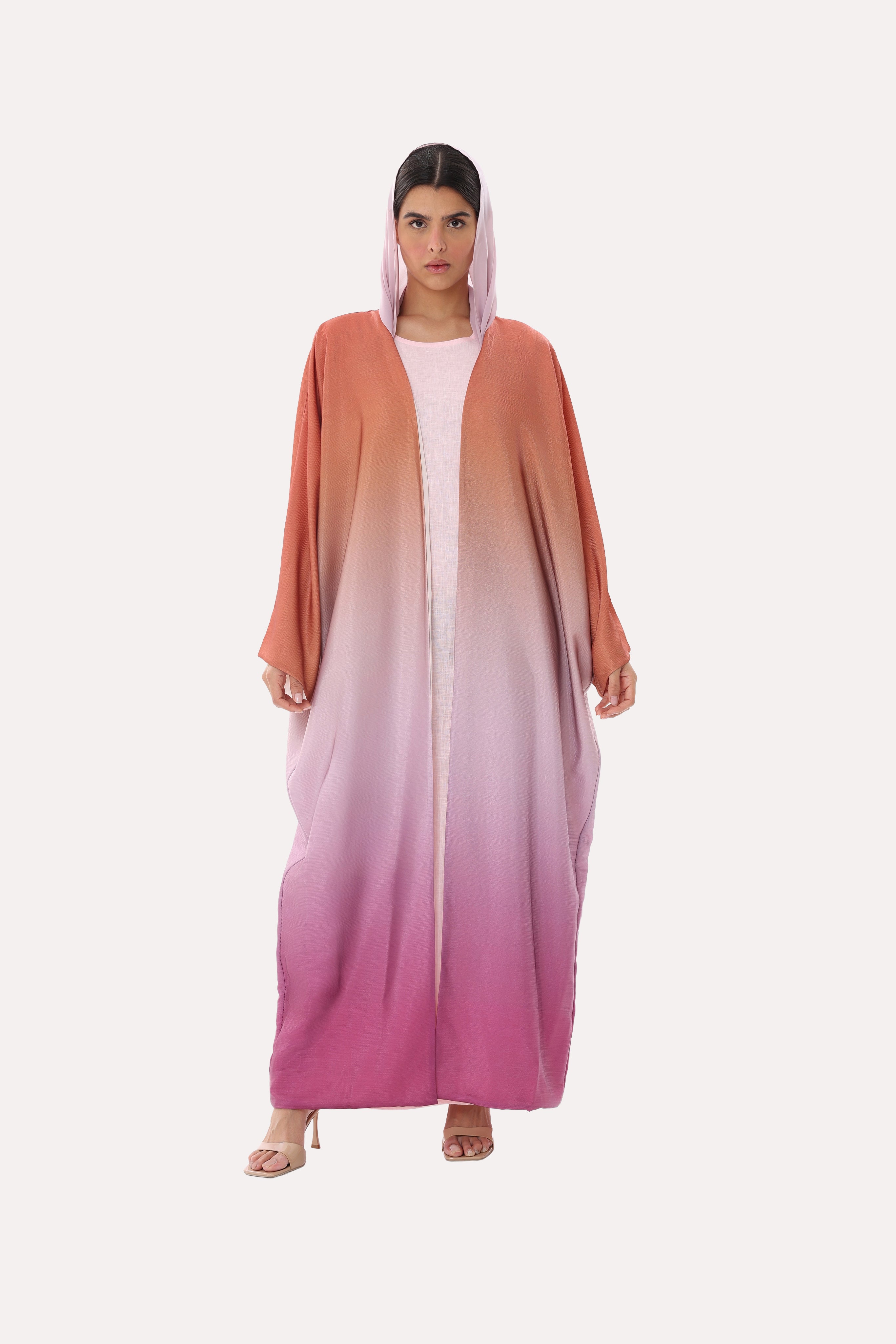 Sunset Ombre Bisht Abaya