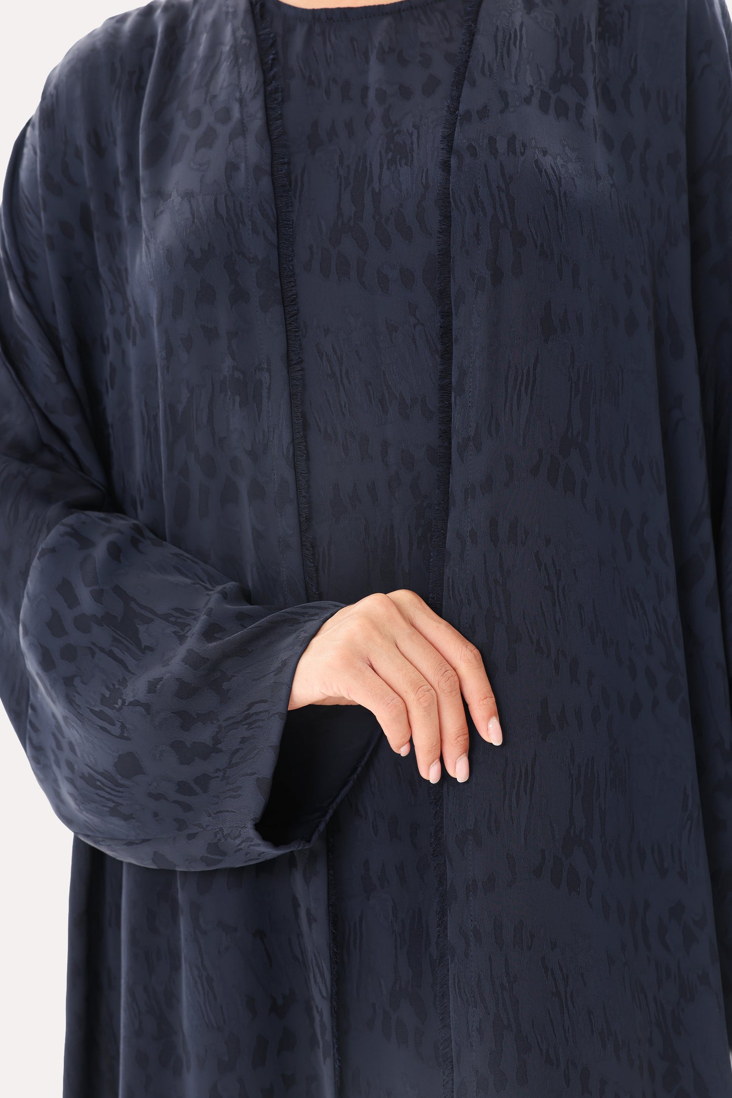 Urban Jacquard Bisht Abaya