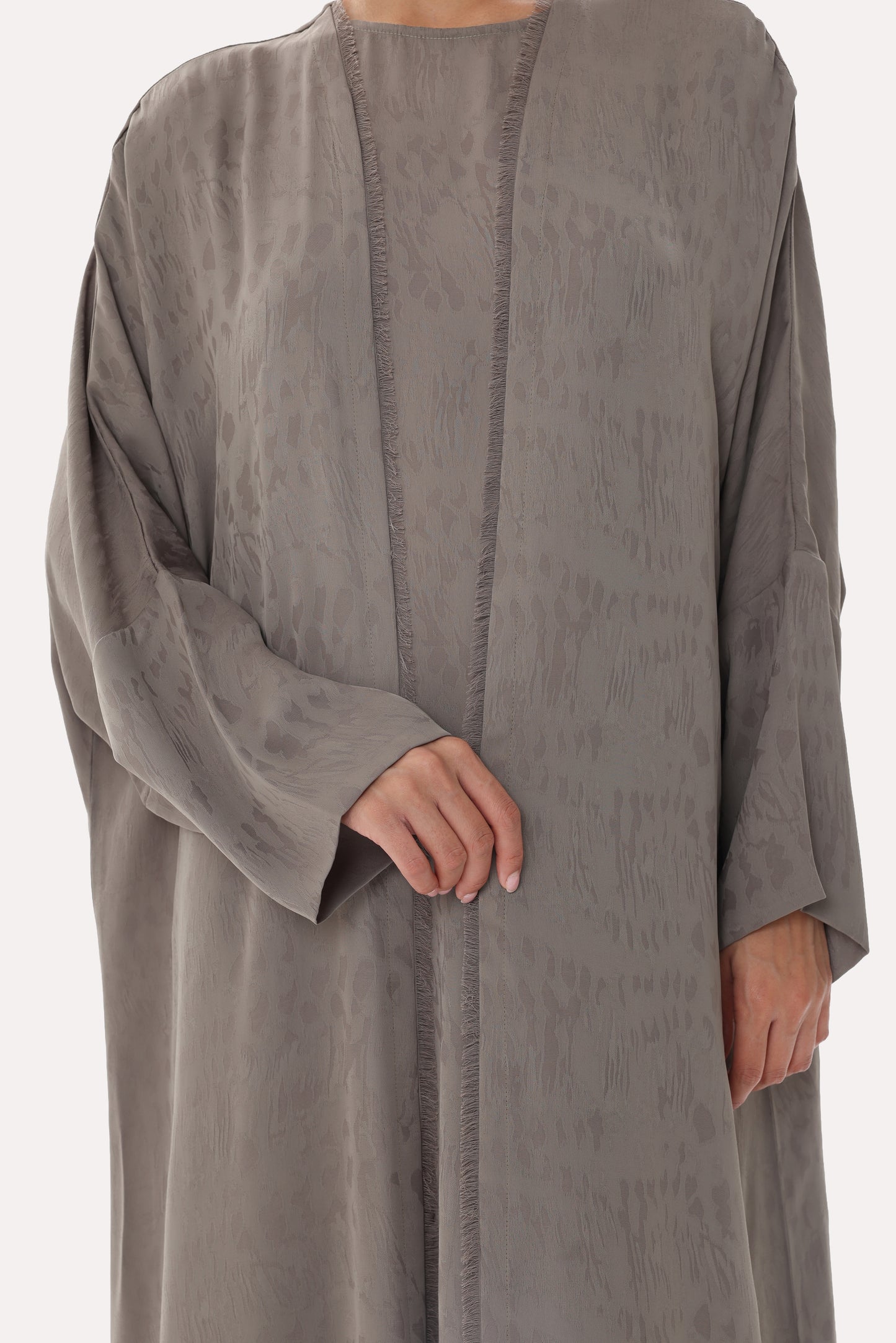 Urban Jacquard Bisht Abaya