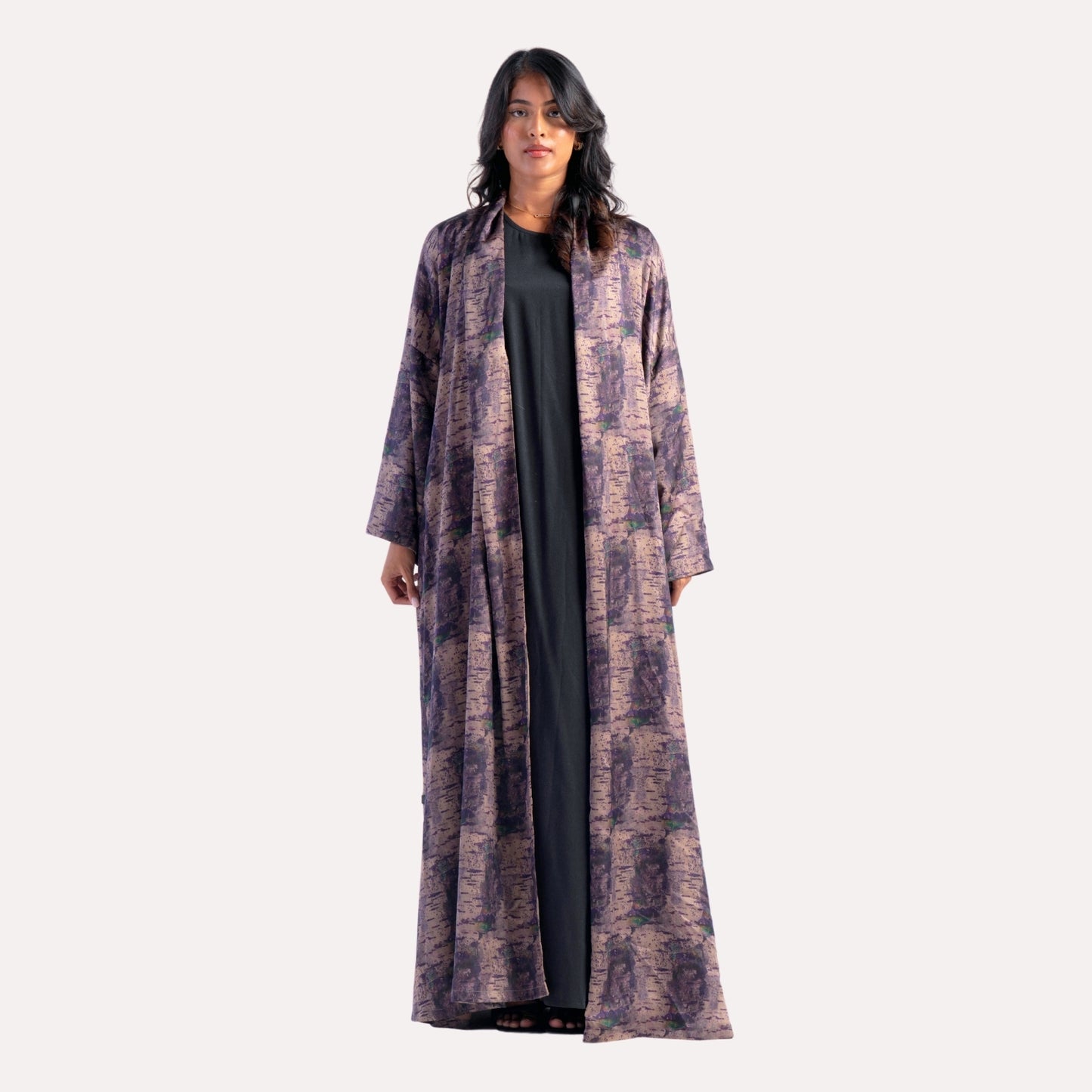 Spot Print Abaya