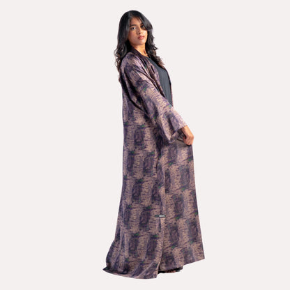 Spot Print Abaya