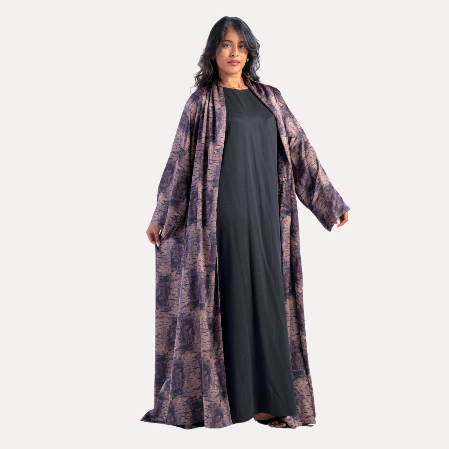 Spot Print Abaya