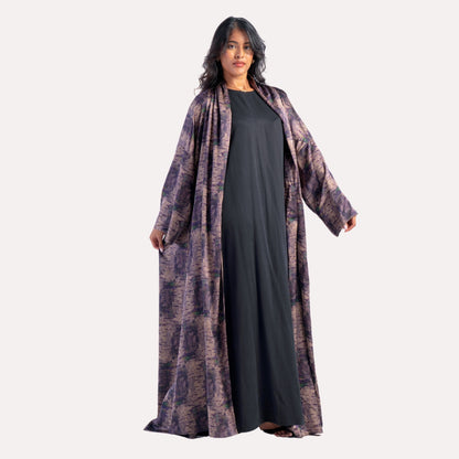 Spot Print Abaya