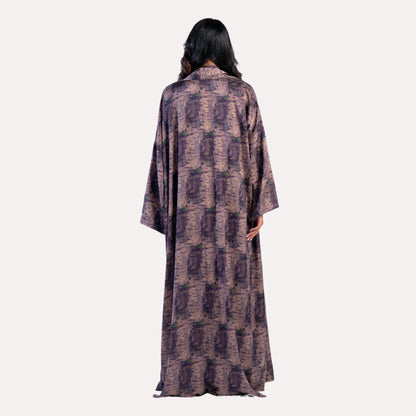 Spot Print Abaya