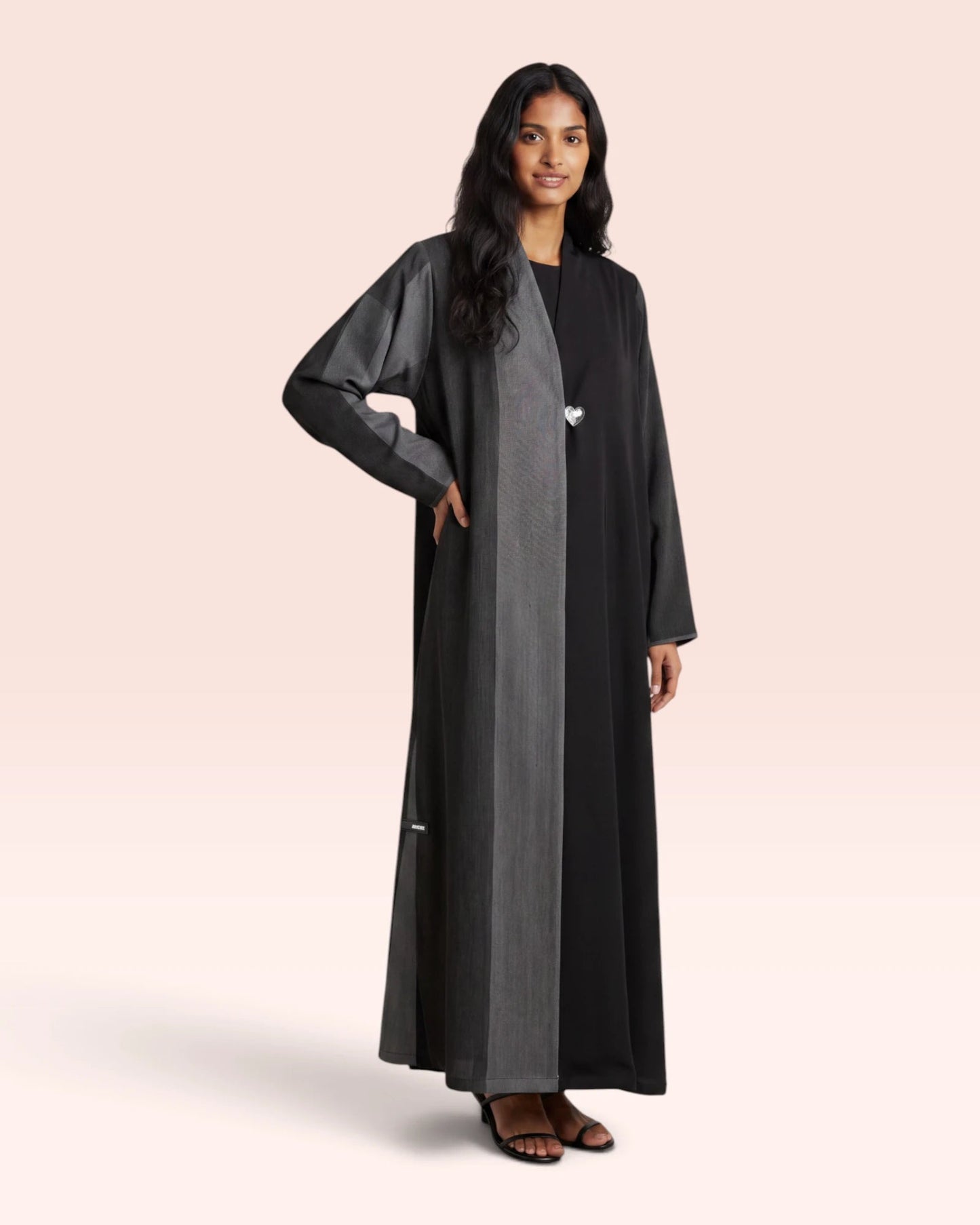 Gradient Stripe Nida Abaya