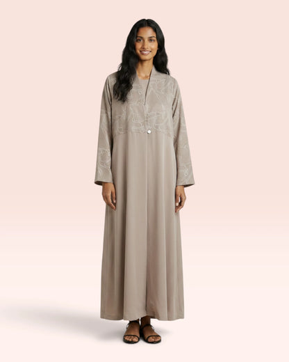 Two Tone Marble Abaya