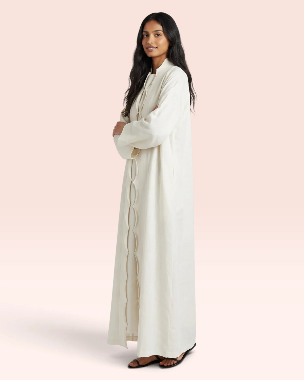 Wave Linen Abaya