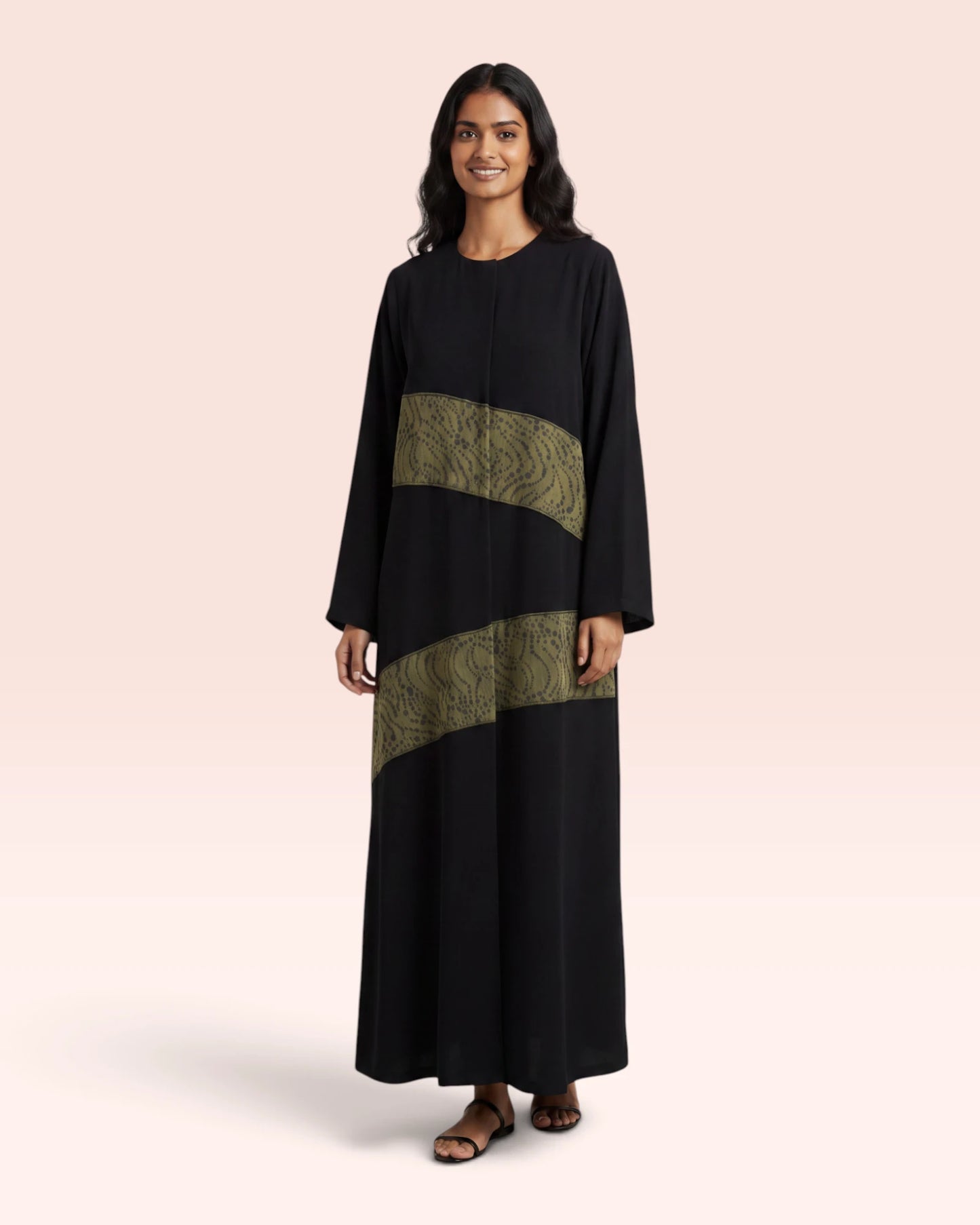 Mosaic Panel Abaya