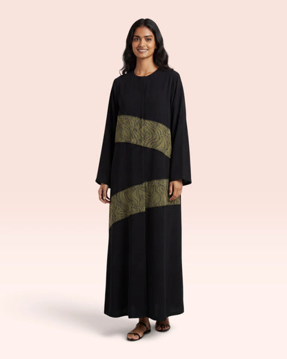 Mosaic Panel Abaya