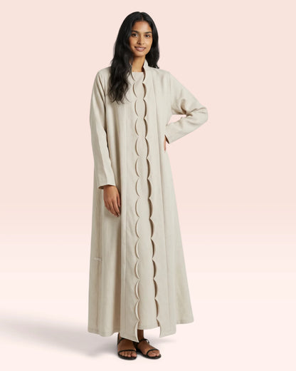Wave Linen Abaya