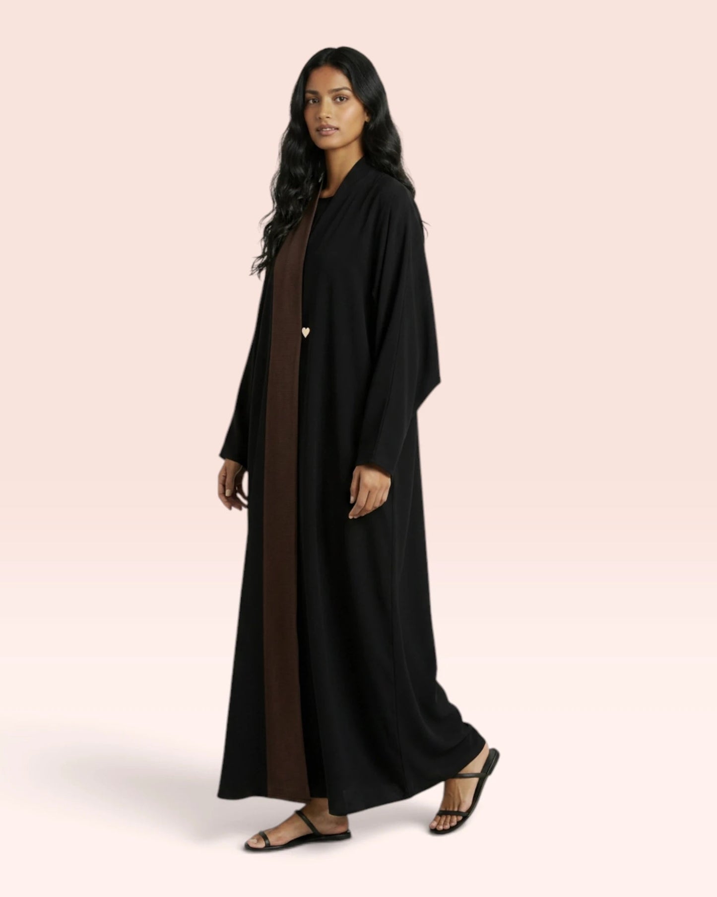 Gradient Stripe Nida Abaya