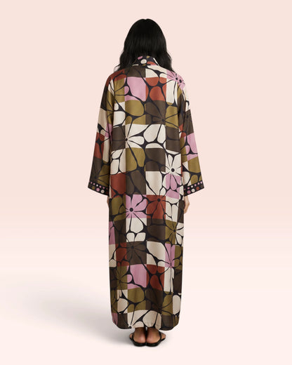 Colorful Dot Abaya