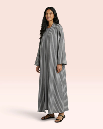 Vertical Grain Abaya