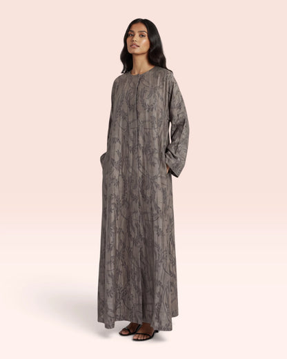 Leaf Tencel Abaya