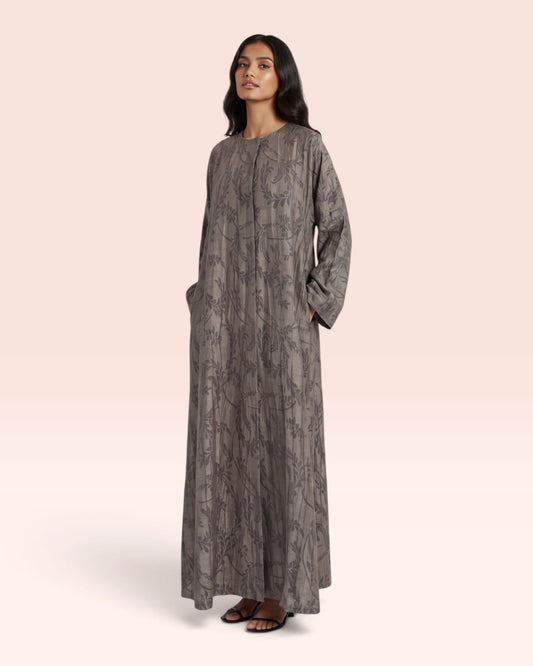 Leaf Tencel Abaya