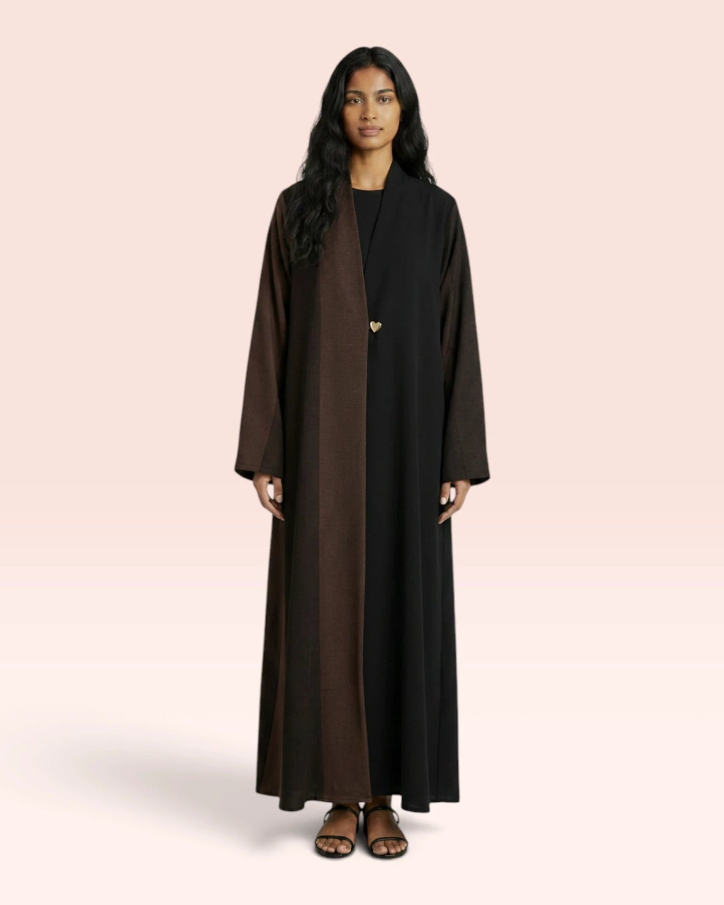 Gradient Stripe Nida Abaya