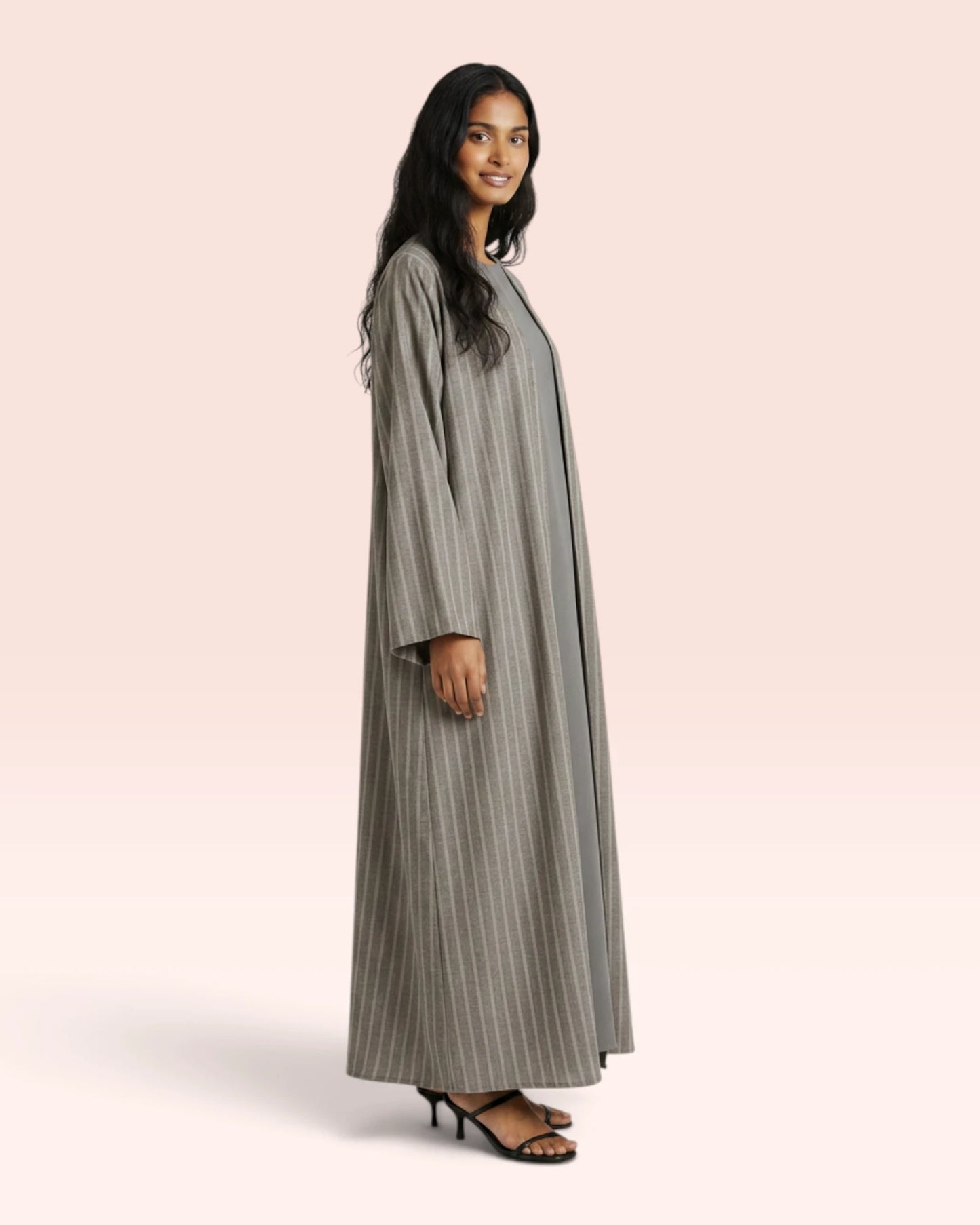 Vertical Grain Abaya