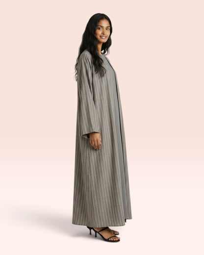 Vertical Grain Abaya