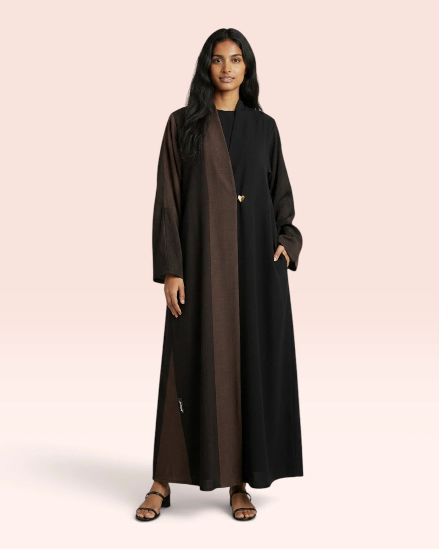 Gradient Stripe Nida Abaya