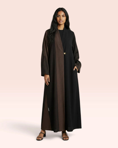 Gradient Stripe Nida Abaya
