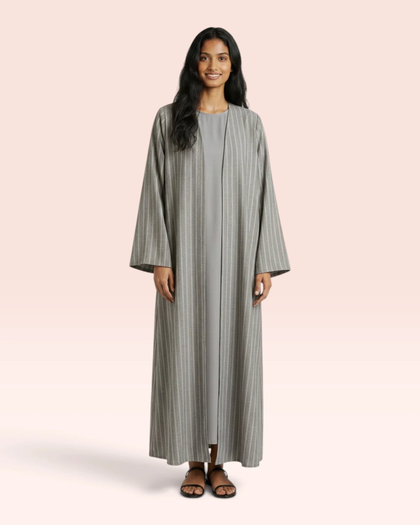 Vertical Grain Abaya