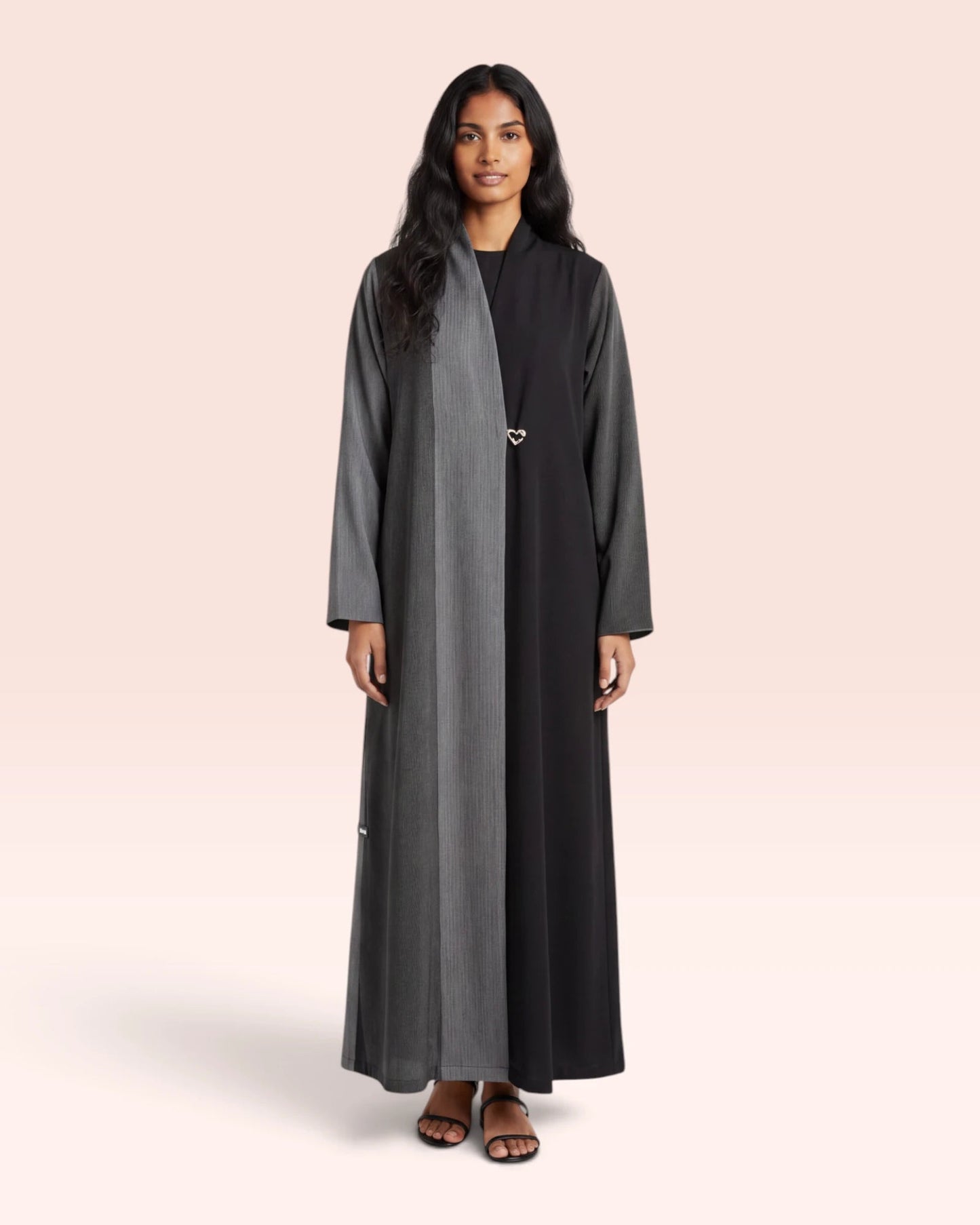 Gradient Stripe Nida Abaya