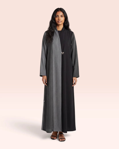 Gradient Stripe Nida Abaya
