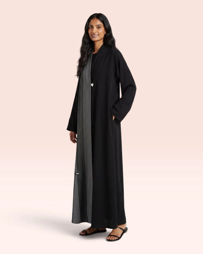 Gradient Stripe Nida Abaya