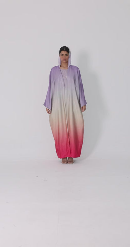 Sunset Ombre Bisht Abaya